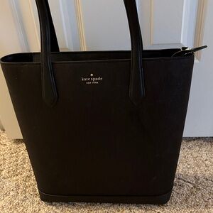 Kate Spade Classic Black Sparkly Tote